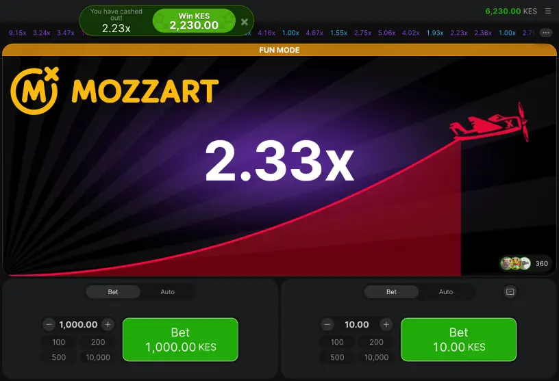 Play Aviator Mozzartbet on the official website