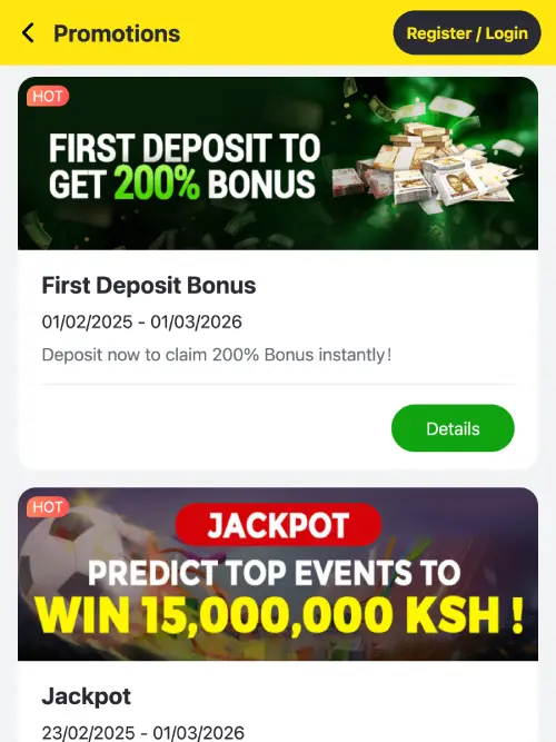 Bonuses on the Bangbet betting site